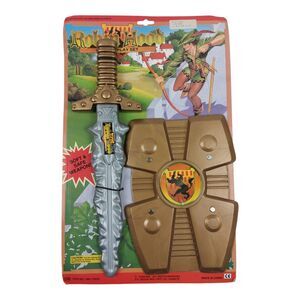 Vintage Chap Mei Robin Hood Sword Shield Playset New On Card NOS 90s